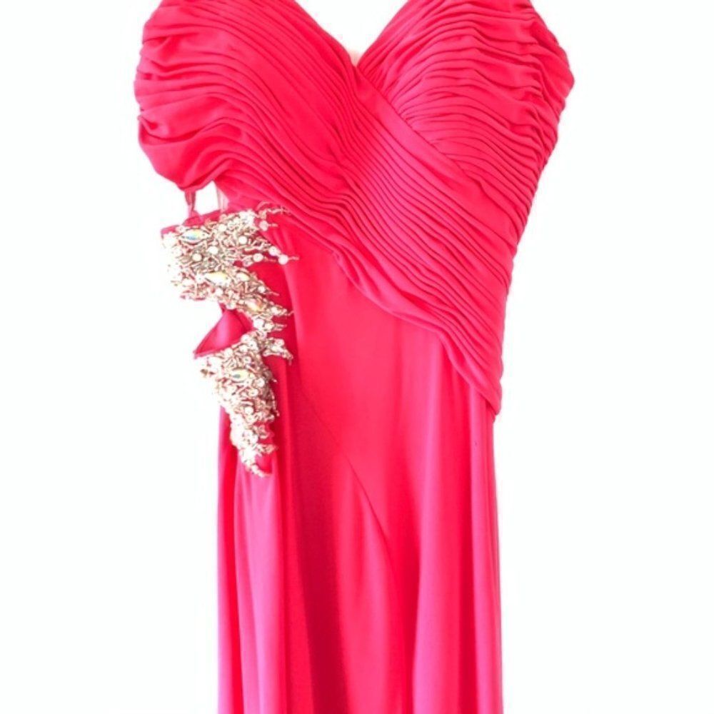 Partytime Fuchsia Prom Dress size 0 ⭐️